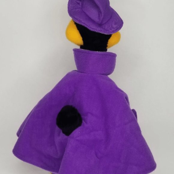 Vintage 1998 Looney Tunes Wizard Daffy Duck Plush - Picture 6 of 7
